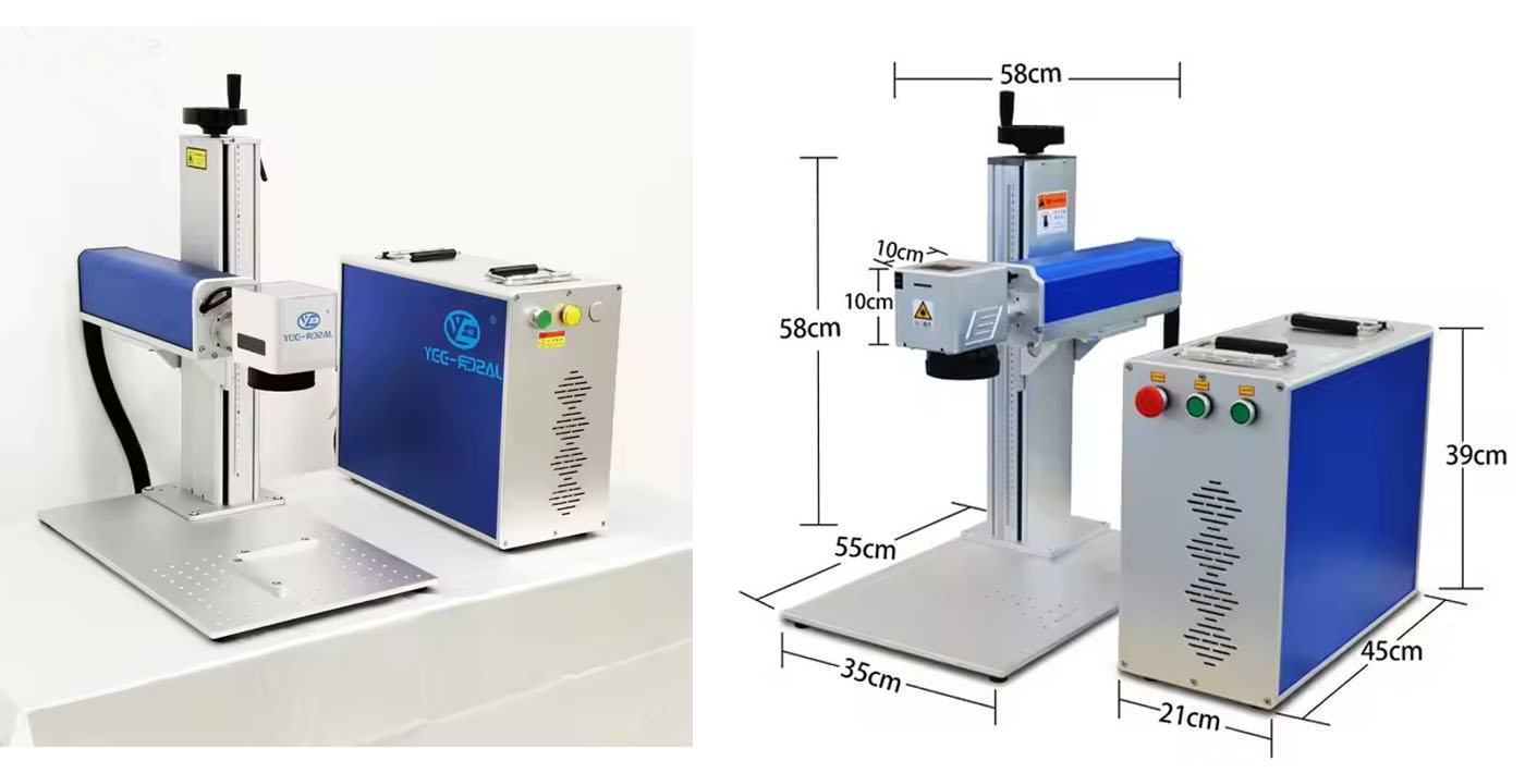 CO2 Laser Marking Machine YEE-ZMC Sizes